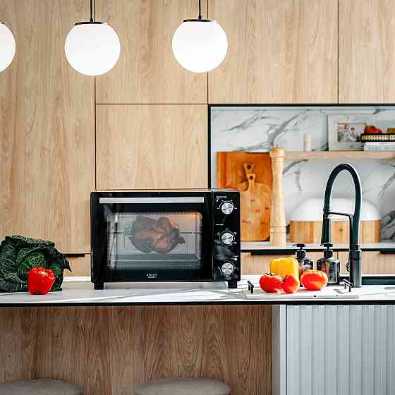 Електрична піч Adler AD 6025 1500Вт/ 35л /електроплита/ механічне керування/чорна Вінниця