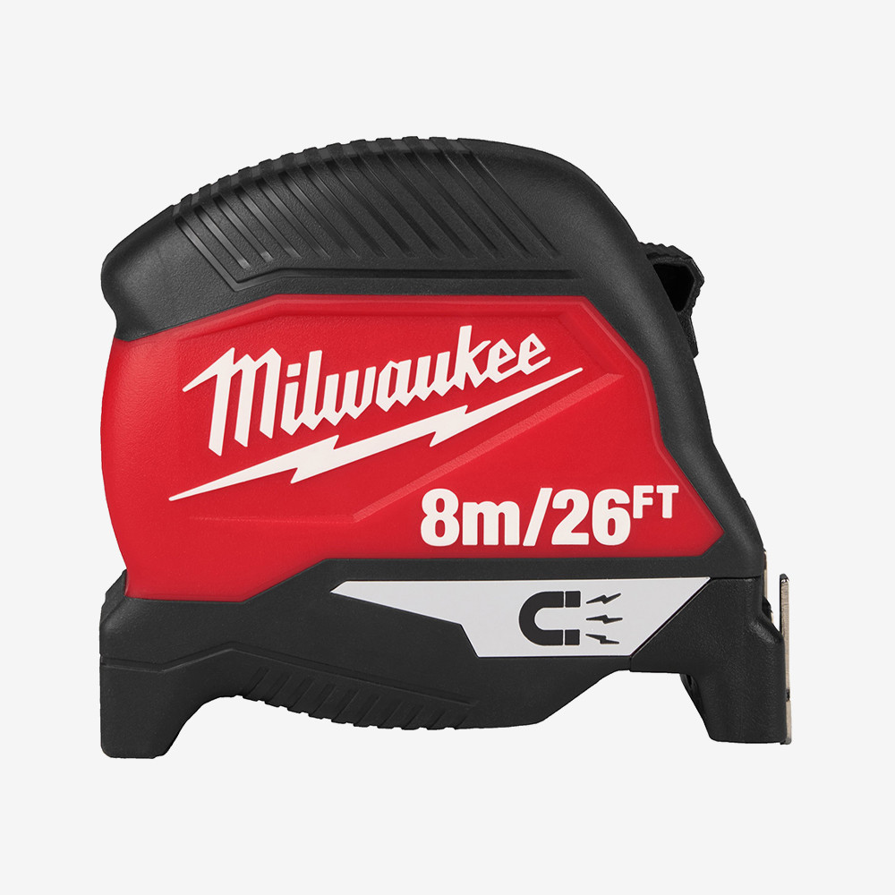 Рулетка магнітна MAGNETIC MILWAUKEE (Gen4), (полотно 30мм), 8м/26ft Одеса - фото 1