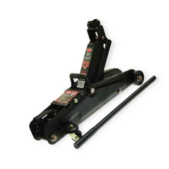 Домкрат гидравлический подкатной 2,5 т, 135-387 мм (коробка) с резиновой накладкой Rock FORCE Мукачево