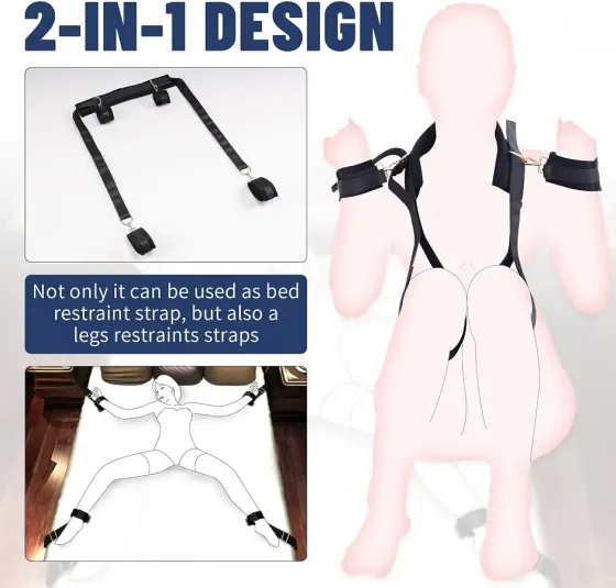 БДСМ-набор LOCKINK YEAHWOW Bed Restraint set Львов