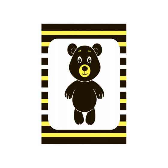 Контрастная книга для младенца Ми-ми-книжка 755005 картон Винница