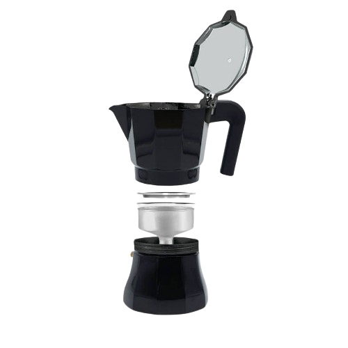 Кавоварка гейзерна 450мл (9 порцій) алюмінієва MR-1658-9 Espresso Moka Maestro Житомир