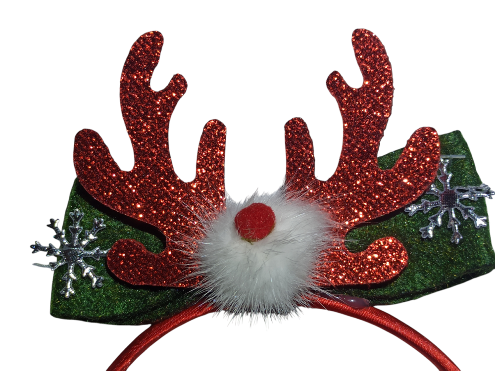 Обруч для волос новогодний Рожки one size красный Киев - изображение 3