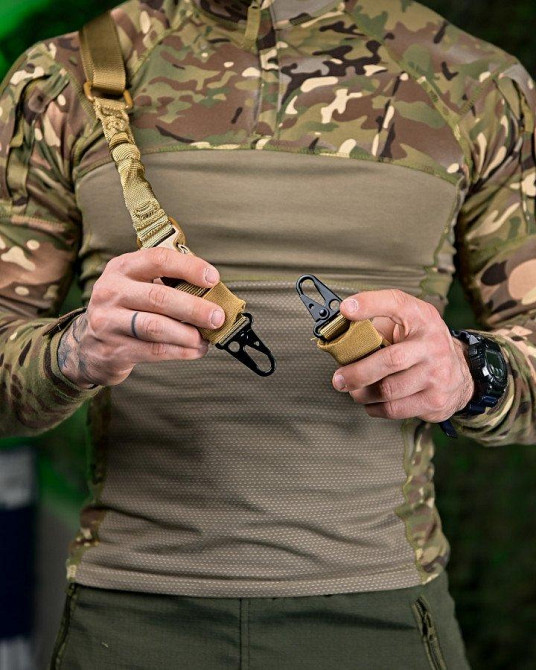 Двухточечный оружейный ремень койот ПП7604 Одесса - изображение 2