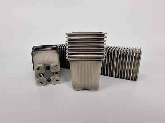 Стакан для розсади 180 мл квадратний з отворами (6/6) * (4,7/4,7) h65 (60 шт) Харків