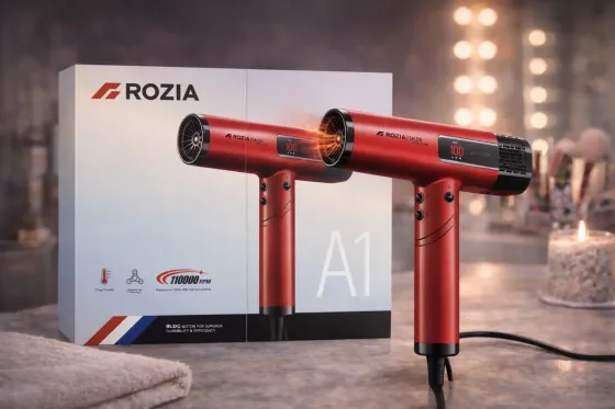 Фен профессиональный для сушки волос ROZIA A1 Professional Hair Dryer AND-6162-9 Коломия