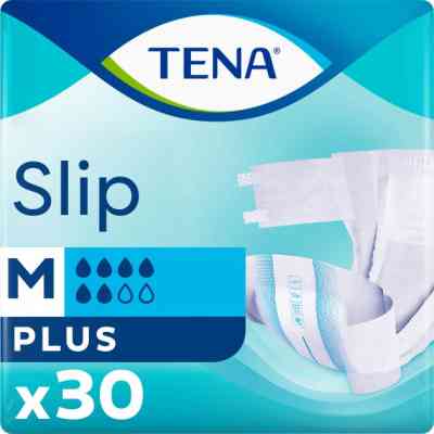 Подгузники для взрослых Tena Slip Plus Medium 30 шт (7322541118871) Вінниця