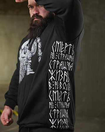 Тепла худі ghetto viking НП4856 Київ - фото 8