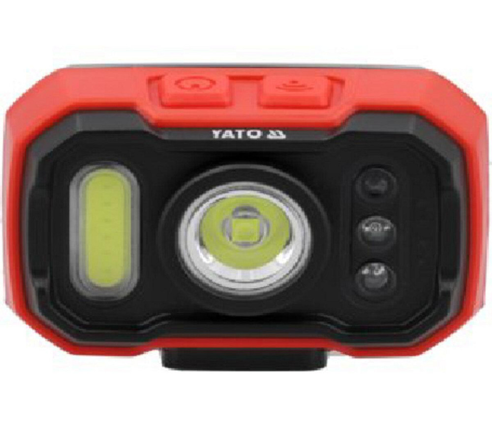 Ліхтар на чоло діодний з дат YATO; 8Вт, живл. Li-Po акумул 3,7 В, 1,2 АГод, режими: 1000/ 500/ 100Lm Одесса - изображение 4
