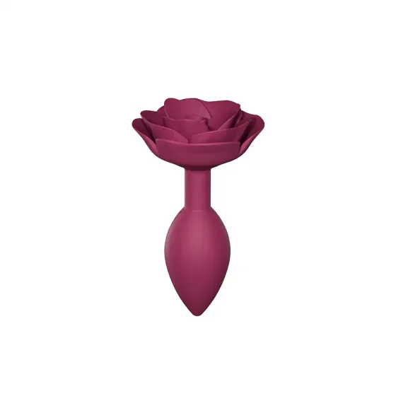 Силіконова анальна пробка Love To Love OPEN ROSES M SIZE - PLUM STAR Львів