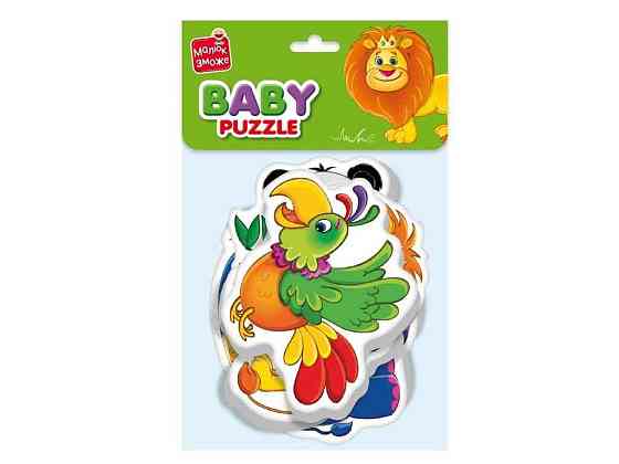 Беби Пазлы Зоопарк VT1106-85 ТМ VLADI TOYS Киев