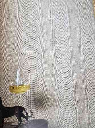 Обои Marburg Tango 58841 шкура змеи структурные 3д серебристо кремовая с серебром 10.05х0.70 м. Киев