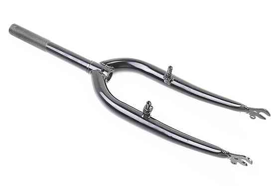 Вилка 20" з різьбою 1" (25,4мм), шток 200мм, V-brake, чорна Київ