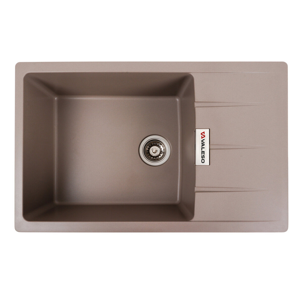 Гранітна мийка для кухні VALESO 7850 ROMA матова Дюна Коломыя - изображение 1