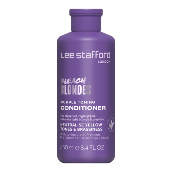 Тонуючий фіолетовий кондиціонер для освітленого волосся Bleach Blondes Purple Toning Conditioner Lee Stafford 250 мл Київ