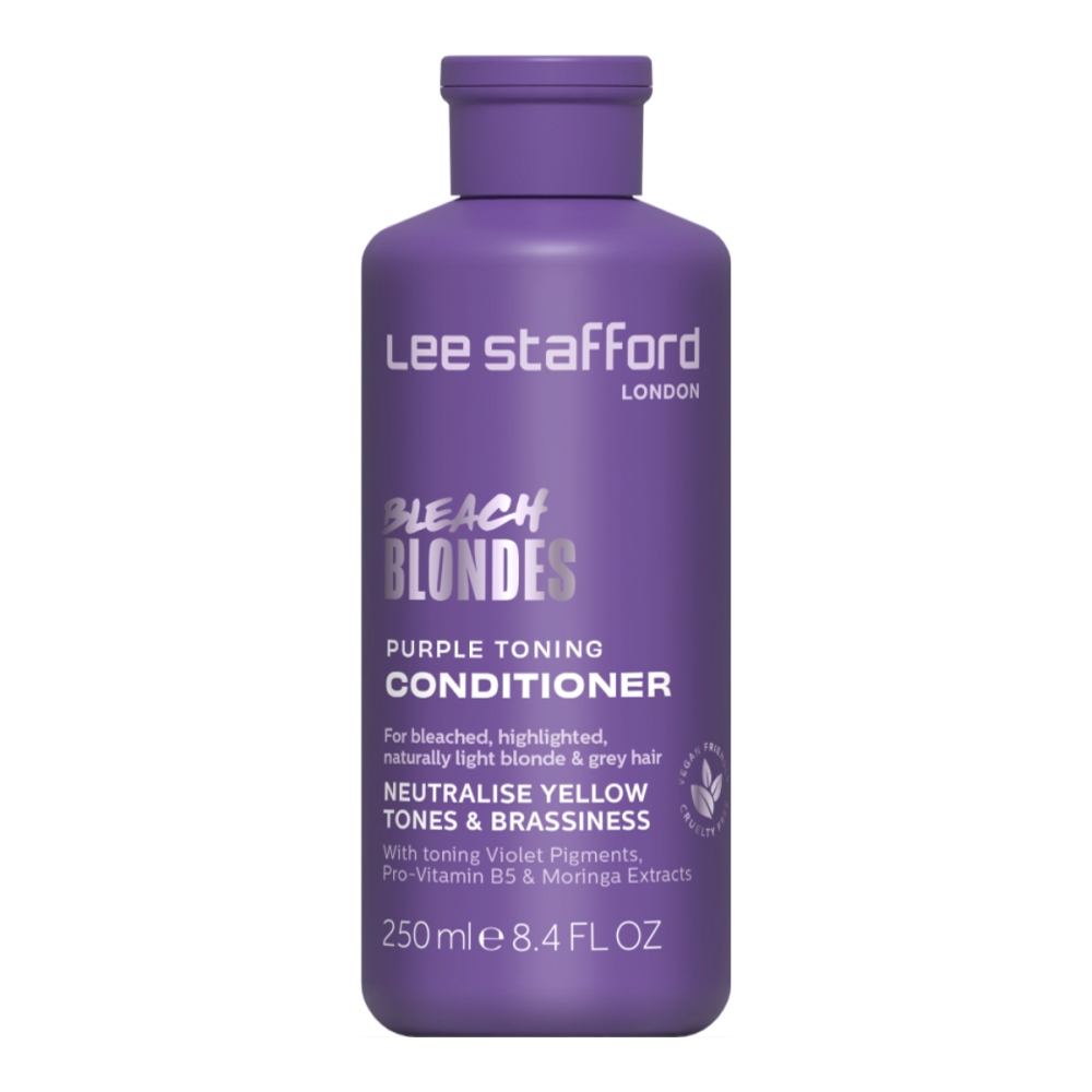 Тонуючий фіолетовий кондиціонер для освітленого волосся Bleach Blondes Purple Toning Conditioner Lee Stafford 250 мл Київ - фото 1