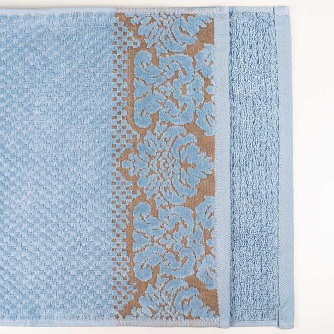 Набор махровых полотенец 2шт 50x90см, 70x140см Damask Премиум качества Жаккардовое с велюром 550г/м2 Сумы - изображение 6
