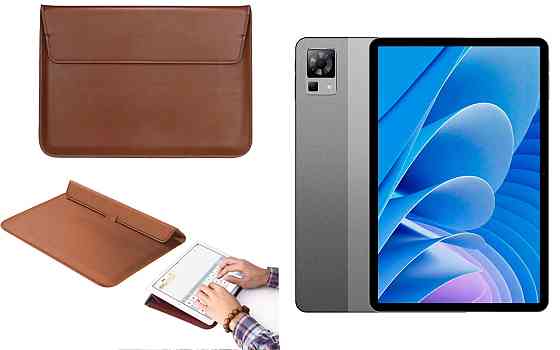 Чохол-конверт VitoCase для DOOGEE T30, T30 Pro, з функцією підставки для планшета Коричневий Київ