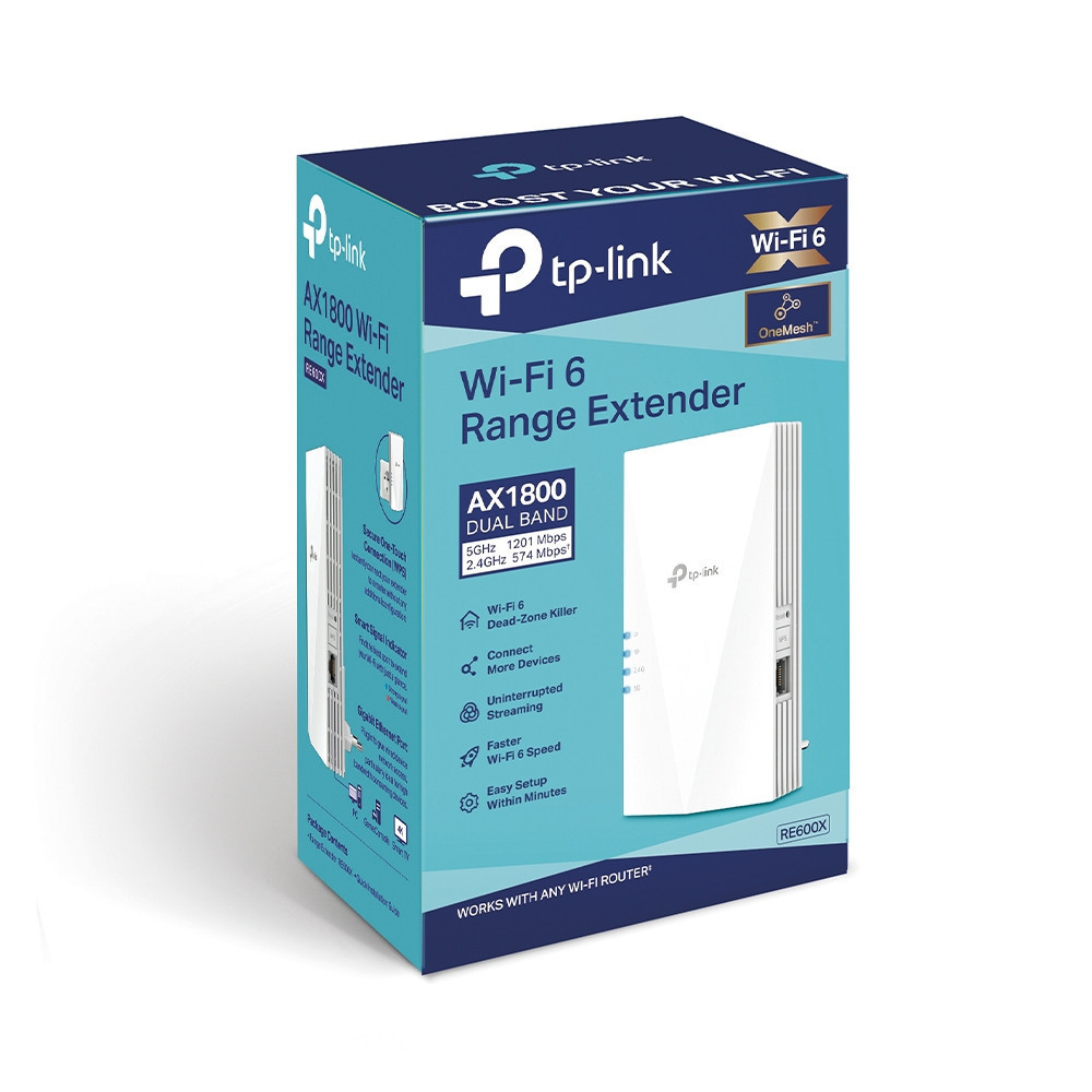 Точка доступу TP-Link RE600X (AX1800, 1xGE, MU-MIMO, Beamforming, Підтримка OneMesh) зовнішній адаптер Харків - фото 3