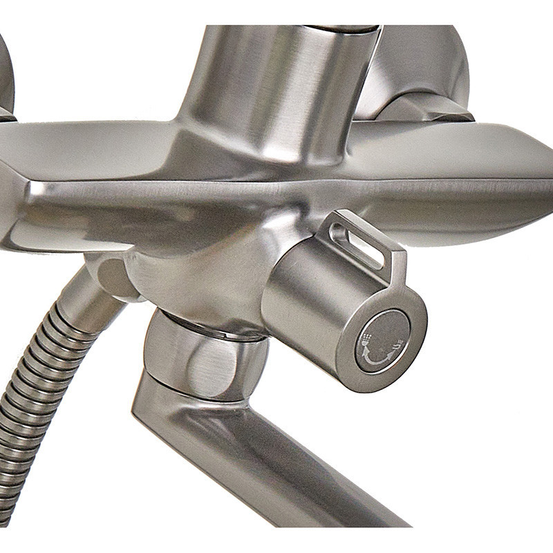 Смеситель для ванной Haiba Alex 006 Euro Graphite HB3997 Харьков - изображение 2