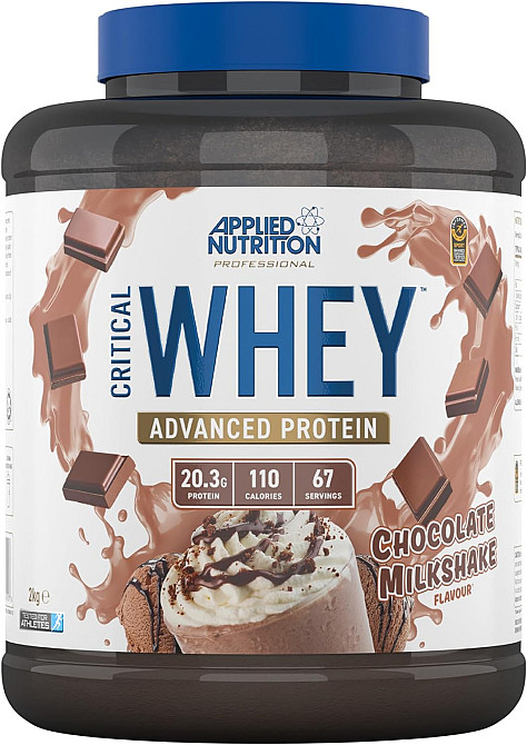 Протеїн Applied Nutrition Critical Whey Protein Powder 2kg (2kg - 67 Servings) (Chocolate Milkshake) Луцьк - фото 1