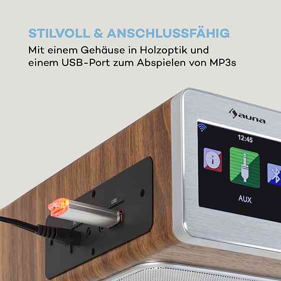 Silver Star Chef кухонне радіо 20 Вт макс CD BT USB Internet/DAB+/FM сріблястий сріблястий (Німеччина, Рівне