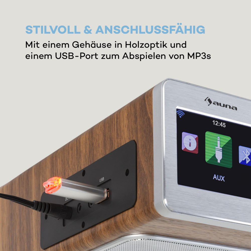 Silver Star Chef кухонне радіо 20 Вт макс CD BT USB Internet/DAB+/FM сріблястий сріблястий (Німеччина, Рівне - фото 6