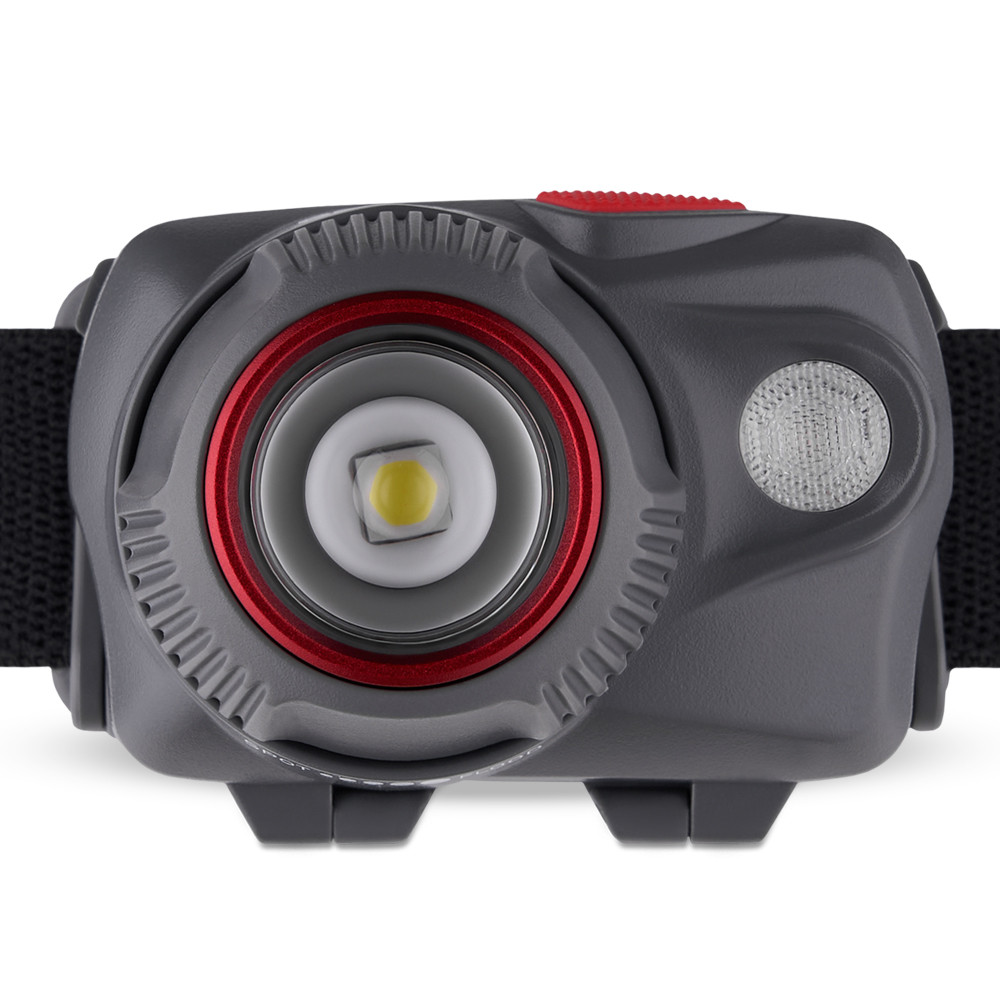 Ліхтар налобний Brevia 580Lm, Focus Control, 3xAAA, IP64 білий/червоний Львів - фото 2