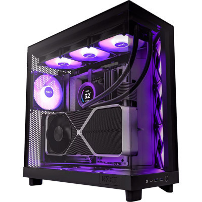 Корпус NZXT H6 Flow RGB All Black (CC-H61FB-R1) Винница - изображение 2