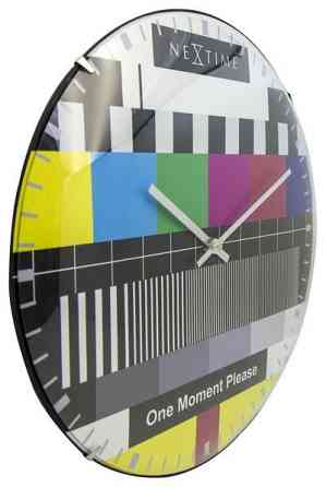 Часы настенные NeXtime Testpage Dome (диаметр 35 см) Киев