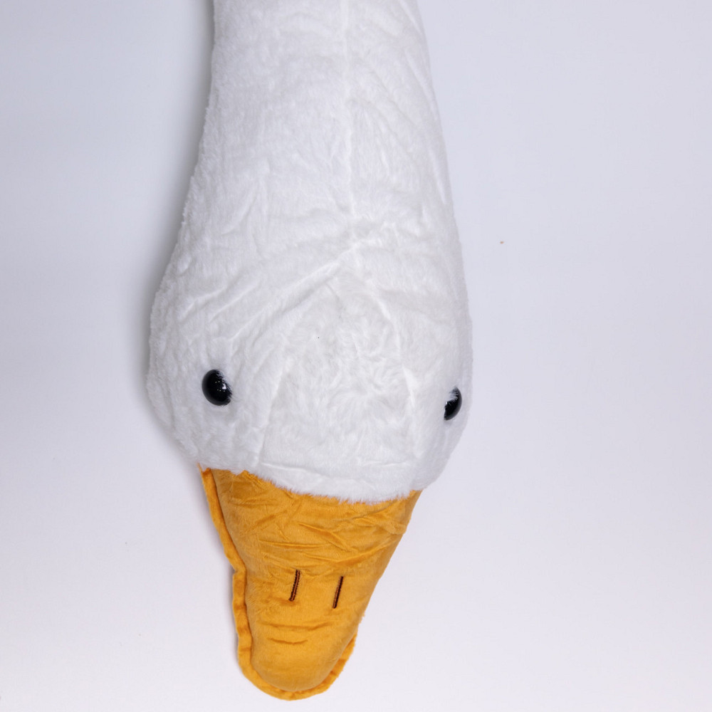 Мягкая игрушка-подушка с пледом внутри Гусь-обнимусь 135 (см) игрушка плед 3 в 1 детский плюшевый плед Белый 520-6W SBR Киев - изображение 4