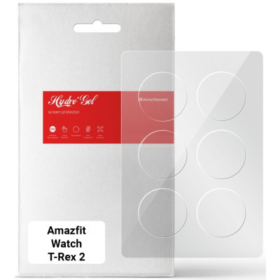 Пленка защитная Armorstandart Amazfit Watch T-Rex 2 6 шт. (ARM65223) Винница - изображение 1