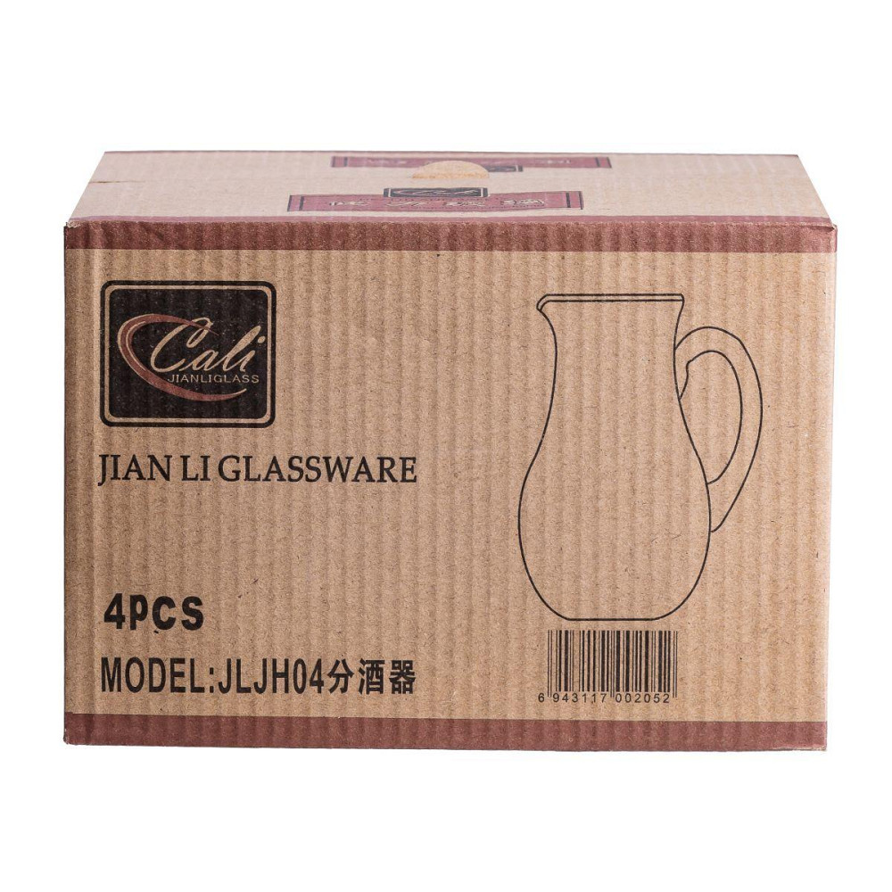 Фігурний кувшин для напоїв 300 мл прозорий Київ - фото 2