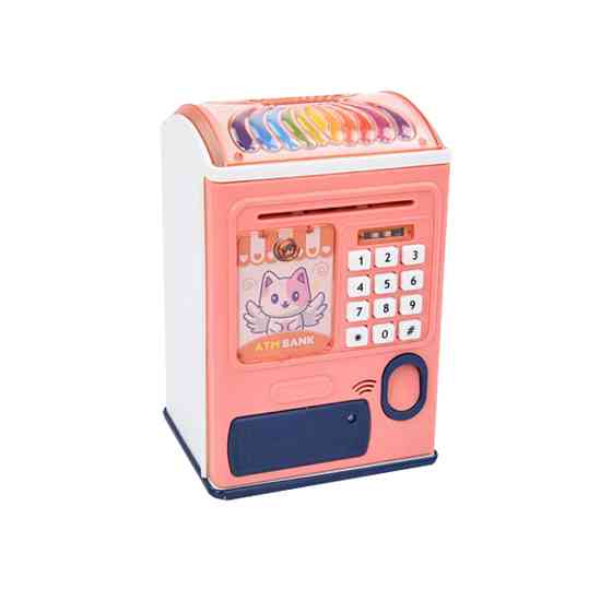 Детский банковский терминал MK 5060 отпечаток пальца, затягивает купюры Оранжевый Винница