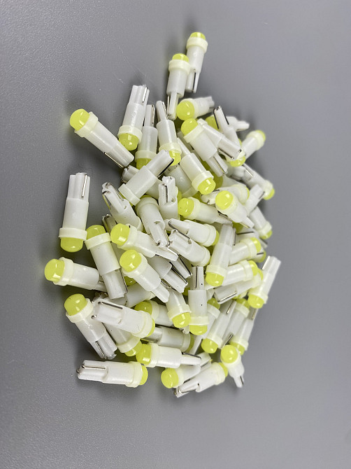 Лампа LED автомобільна робоча 12V COB chip цоколь Т5, освітлення панелі приладів Мукачево - фото 3