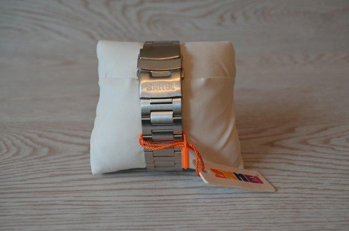 Наручний чоловічий годинник Skmei 1220 Tango Сріблясто-чорний Вінниця - фото 9