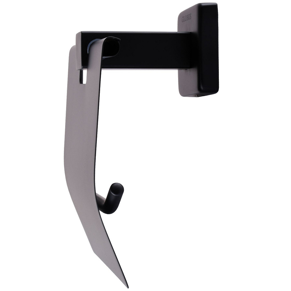 Тримач для туалетного паперу Globus Lux BQ9410 чорний матовий SUS304 Тернополь - изображение 3