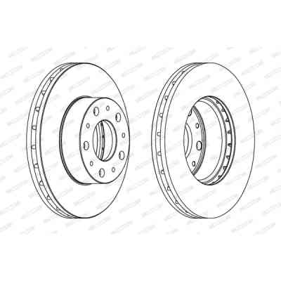 Тормозной диск FERODO DDF1800 Винница
