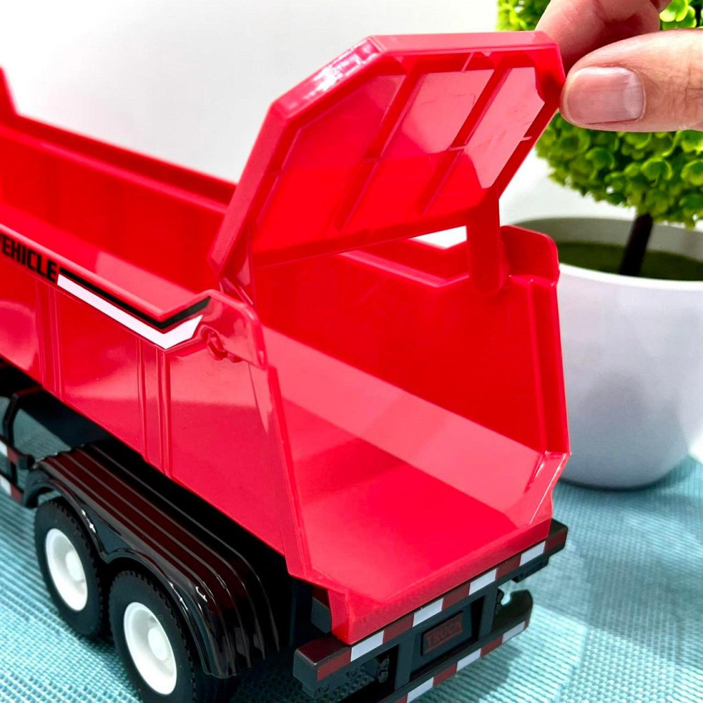 Трактор інерційний з причепом масштаб 1:14 гумові колеса світло звук Червоний (99-55D)) Чернигов - изображение 9