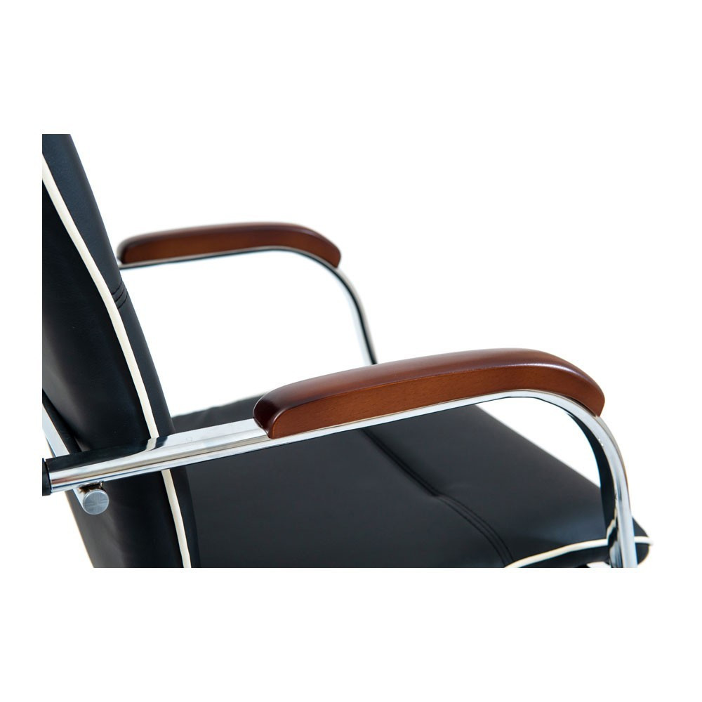 Офісне крісло керівника Samba Roll М1 Tilt Хром Чорний Київ - фото 4