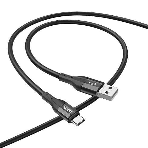 Кабель Hoco X72 Creator silicone charging data cable for Type-C Black Одеса