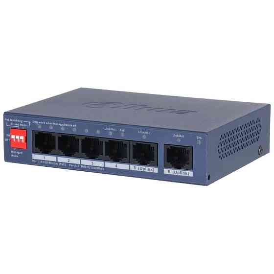 Комутатор Dahua DH-CS4006-4ET2GT-36 PoE 190 г Харьков