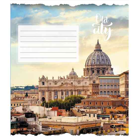 Зошит загальний "Старе місто" 096-630039K-1 в клітинку, 96 аркушів Вінниця