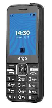 Мобільний телефон ERGO E281 Dual Sim Black (6653749) Київ