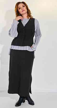 Костюм-трійка зі спідницею (48) Київ