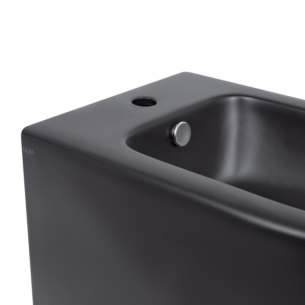 Біде підлогове Qtap Robin 565x360x405 Matt black QT13442141CMB Київ - фото 5