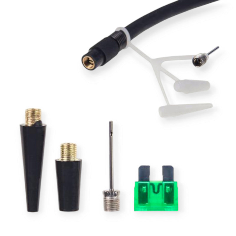 Компресор 2 цилін 300w/10атм/90л/25а/5м шланг спірал із ман. та дефлятором/клеми Мукачево - фото 4