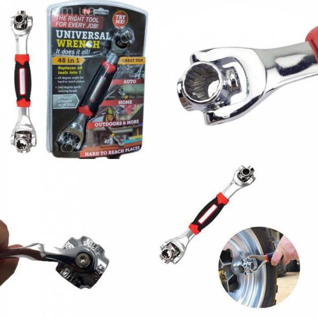 Універсальний ключ 48 в 1 Universal Tiger Wrench PRO 2428 new original Надміцний набір універсальних ключів ZY-72 Івано-Франківськ - фото 1