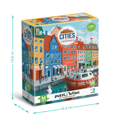 Пазл DoDo Easy-M Міста. Копенгаген (300645) Вінниця - фото 4