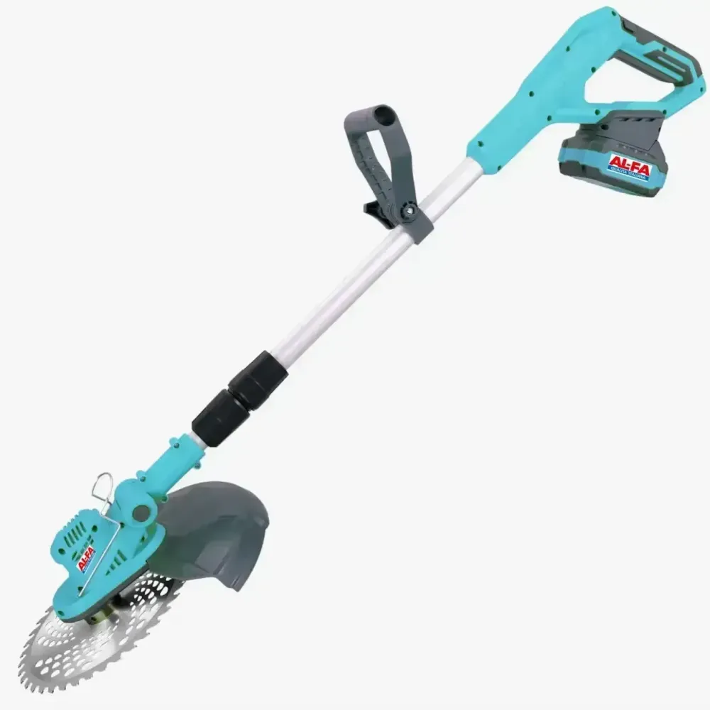 Аккумуляторный триммер для трав ALFA ALGT-213, Качественный триммер для травы 21В 3Ah диск + катушка Львов - изображение 3